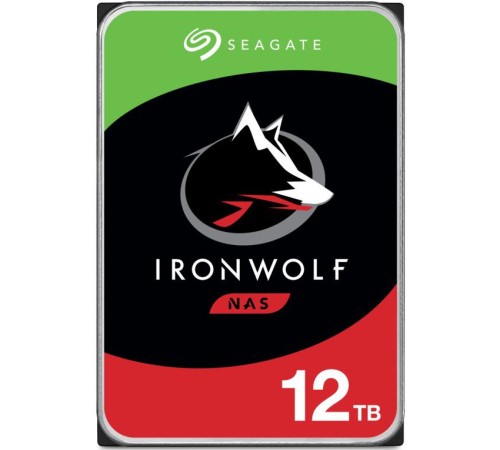 Жесткий диск/ HDD Seagate SATA3 12Tb IronWolf NAS 7200 256Mb 1 year warranty (replacement ST12000VN0007)