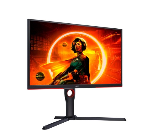 Монитор игровой 24.5'' 16:9 1920х1080(FHD) VA, 240 Hz, 300cd/m2, 3000:1, 80M:1, 0,5 ms, 2xHDMI, DP, USB-Hub, Height adj, Pivot, Tilt, Swivel, Black, Red (Мятая упаковка) Монитор игровой 24.5'' 16:9 1920х1080(FHD) VA, 240 Hz, 300cd/m2, 3000:1, 80M:1, 0,5 ms, 2xHDMI, DP, USB-Hub, Height adj, Pivot, Tilt, Swivel, Black, Red (Мятая упаковка)