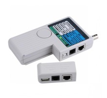 ITK Тестер для витой пары 4в1 RJ45/RJ11/BNC/USB с элем. пит.