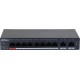 8-портовый PoE коммутатор с функцией облачного управления, Порты: 8 RJ45 10/100Мбит/с (PoE/PoE+/Hi-PoE) 2 RJ45 10/100/1000Мбит/с (uplink); мощность PoE: порт 1 до 90Вт порты 28 до 30Вт суммарно до 110Вт; PoE watchdog передача до 250м; питание: 57В(DC)