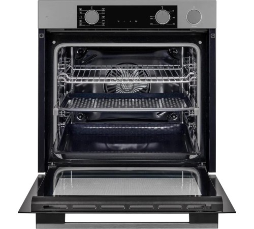 Электрический духовой шкаф Kuppersberg/ 60 см, 80 л, High-Tech, 10 режимов, ПАР, Soft Close, телескопические направляющие, серый Электрический духовой шкаф Kuppersberg/ 60 см, 80 л, High-Tech, 10 режимов, ПАР, Soft Close, телескопические направляющие, серый