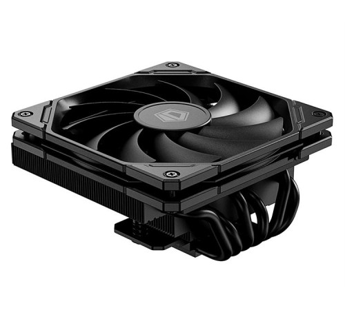 Кулер для процессора ID-COOLING IS-67-XT BLACK LGA1700/1200/115X/AM5/AM4 низкопрофильный высота 67mm (18шт/кор, TDP 150W, PWM, 6 тепл.трубок + медная база, FAN 120mm) BOX