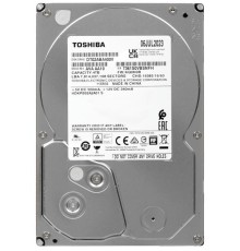 Жесткий диск Toshiba Surveillance HDD 3.5" SATA 4Tb, 5400rpm, 128MB buffer, 512e, SMR, DT02ABA400V, 1 year