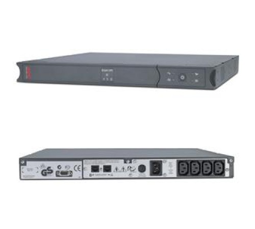 Источник бесперебойного питания APC Smart-UPS SC 450VA/280W, 230V, 1U Rackmount/Tower, Line-Interactive, Data line surge protection, Hot Swap User Replaceable Batteries, 1 year warranty (царапины, потертости.)