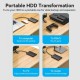 Внешний корпус Vention для HDD/SSD 2.5" (USB 3.0 Mirco-B) Черный