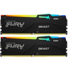 Оперативная память Kingston 32GB 6000MT/s DDR5 CL30 DIMM kit (2x16GB) FURY Beast RGB XMP
