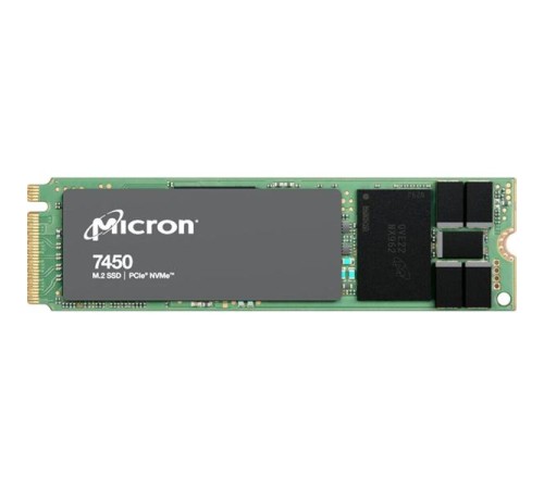 Твердотельный накопитель Micron 7450 PRO 960GB NVMe M.2 (22x80mm) PCIe 4.0 x4, R5000/W1400MB/s 3D TLC 1DWPD 520K/82K IOPS 1700TBW SSD Enterprise Solid State Drive, 1 year, OEM