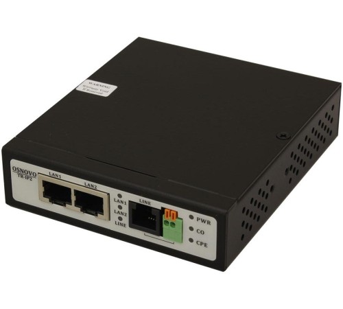 Удлинитель/ OSNOVO Удлинитель Ethernet (VDSL) на 2 порта до 3000м (необходимо 2 устройства) Удлинитель/ OSNOVO Удлинитель Ethernet (VDSL) на 2 порта до 3000м (необходимо 2 устройства)