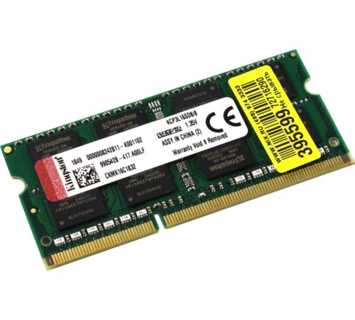 Память оперативная/ Kingston 8GB 1600MHz SODIMM 1.35V