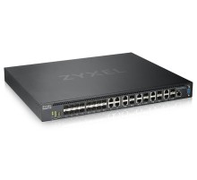 Коммутатор Мультигигабитный L3 Core коммутатор Zyxel NebulaFlex Pro XS3800-28, rack 19", 4xRJ-45: 1/2,5/5/10G, 8xCombo (SFP: 1/10G, RJ-45: 1/2,5/5/10G), 16xSFP+, стекируемый (до 4), 2 блока питания в комплекте