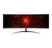 Монитор 44,5'' ACER Nitro XZ452CUVbemiiphuzx,ZeroFrame,Curved 1500R Black,32:9,VA,5120x1440,1/4ms,450cd,165Hz,2xHDMI(2.1)+1xDP(1.4)+1xType-C(PD90W)+Audio out+USB3.2(2Up 3Down)+RJ45,Speakers 3Wx2