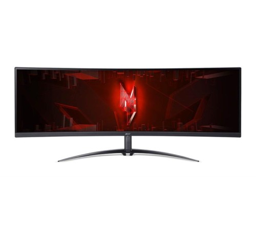 Монитор 44,5'' ACER Nitro XZ452CUVbemiiphuzx,ZeroFrame,Curved 1500R Black,32:9,VA,5120x1440,1/4ms,450cd,165Hz,2xHDMI(2.1)+1xDP(1.4)+1xType-C(PD90W)+Audio out+USB3.2(2Up 3Down)+RJ45,Speakers 3Wx2
