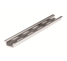 Дин-рейка перфорированная OMEGA 2F, 15х5,5мм.