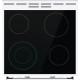 Плита GORENJE/ Тип плиты: электрическая, Тип варочной поверхности: стеклокерамическая, Цвет: белый, Гриль: Есть, Ширина, см: 60