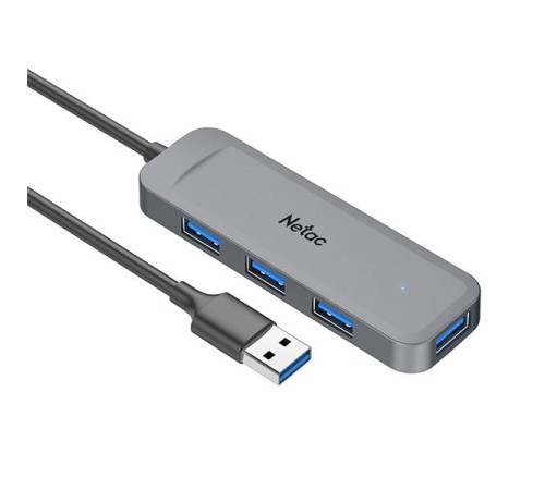 USB-концентратор Netac USB Hub WF11, USB-A to USB3.0*4 (repl. NT08WF11-30GR)