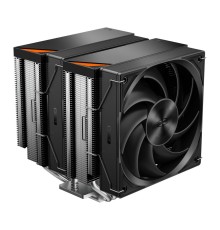 Кулер для процессора/ CPU Cooler PCCooler RZ620 (260W, 4-pin PWM, 157.5mm, Al/Cu, 6x6mm, 2x120mm, 86.73CFM, 32dBA, 2000RPM, S: 1851/1700/1200/115X, AM5/AM4, silver, black)