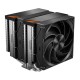 Кулер для процессора/ CPU Cooler PCCooler RZ620 (260W, 4-pin PWM, 157.5mm, Al/Cu, 6x6mm, 2x120mm, 86.73CFM, 32dBA, 2000RPM, S: 1851/1700/1200/115X, AM5/AM4, silver, black)