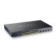 Коммутатор/ XGS1935-28HP, 28 Port Smart Managed PoE Switch, 24x Gigabit PoE and 4x 10G SFP+, hybrid mode, standalone or NebulaFlex Cloud, 375 Watt PoE