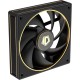 Кулер для корпуса/ Case Cooler ID-COOLING AF-127-GDL (120x120x27mm, 4-pin PWM, 78CFM, 29.9dBA, 2000RPM, Black)