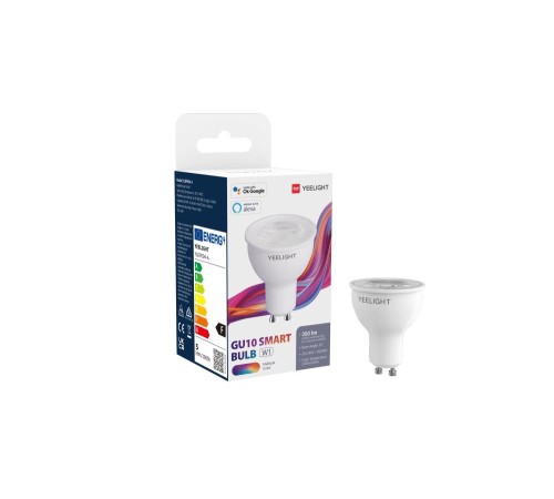 Умная лампочка Yeelight GU10 Smart bulb W1(Multicolor), цветной, YLDP004-A (Вскрытая упаковка) Умная лампочка Yeelight GU10 Smart bulb W1(Multicolor), цветной, YLDP004-A (Вскрытая упаковка)