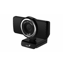 Веб-камера Genius ECam 8000 черная (Black) new package, 1080p Full HD, Mic, 360°, универсальное мониторное крепление, гнездо для штатива