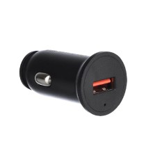 Сетевое З/У/ Автомобильное З/У GoPower GPQC11-1U 1USB 18W черный (1/100)
