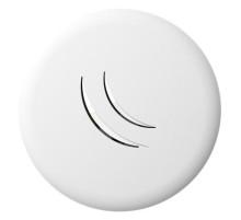 Точка доступа wi-fi MikroTik cAP lite with AR9533 650MHz CPU, 64MB RAM, 1xLAN, built-in 2.4Ghz 802.11b/g/n Dual Chain wireless with 1.5dBi integrated antenna, RouterOS L4, plastic ceiling case, plastic wall case, PoE, PS
