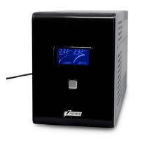 ИБП POWERMAN Smart Sine 2000, LCD, линейно-интерактивный, 2000ВА, 1400Вт,  4 евророзетки с резервным питанием, USB, батарея 12В 9Ач 2 шт., 380мм х 158мм х 198мм, 12.7 кг./ UPS POWERMAN Smart Sine 2000, LCD, line-interactive, 2000VA, 1400W, 4 eurosockets w