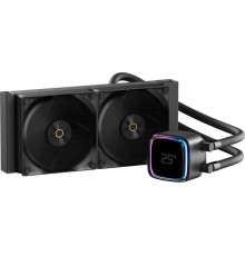 Система водяного охлаждения Ocypus Iota L24 BK, 240mm, Display Pump, 2x120mm FDB fans, LGA115X/1200/1700/18XX, AM4/AM5