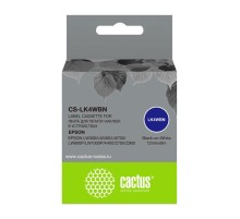 Картридж ленточный Cactus CS-LK4WBN для Epson LW300/LW400/LW700/LW600P/LW1000P/K400/Z700/Z900
