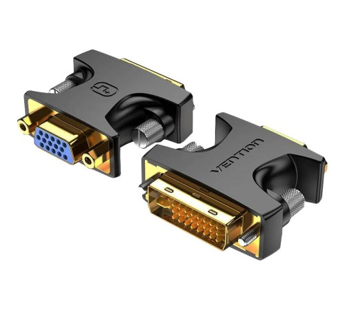 Адаптер-переходник Vention DVI-I 24+5M/ VGA 15F Адаптер-переходник Vention DVI-I 24+5M/ VGA 15F