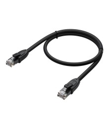 GCR Патч-корд PROF прямой 1.0m, UTP медь кат.6, че, 24 AWG, ethernet high speed 10 Гбит/с, RJ45, T568B, GCR-52580