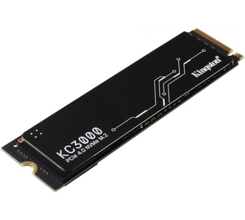 Твердотельный накопитель/ Kingston SSD KC3000, 2048GB, M.2(22x80mm), NVMe, PCIe 4.0 x4, 3D TLC, R/W 7000/7000MB/s, IOPs 1 000 000/1 000 000, DRAM buffer 2048MB, TBW 1600, DWPD 0.71, with Heat Spreader (60 мес) Твердотельный накопитель/ Kingston SSD KC3000, 2048GB, M.2(22x80mm), NVMe, PCIe 4.0 x4, 3D TLC, R/W 7000/7000MB/s, IOPs 1 000 000/1 000 000, DRAM buffer 2048MB, TBW 1600, DWPD 0.71, with Heat Spreader (60 мес)