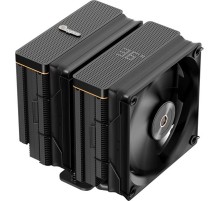 Кулер для процессора Ocypus Iota A62 BK, 2x120mm FAN, Display Panel, 6 HEAT PIPES, 4-PIN PWM, 500-2000 RPM, 29DBA, FDB, LGA115X/1200/1700/18XX, AM4/AM5