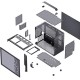 Корпус без блока питания/ Case JONSBO Z20, Mini-Tower, TG, no fan, 1xUSB-A 3.2 + 1xUSB-C 3.2, mATX, mITX Black