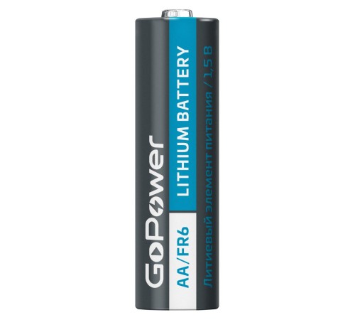 Элемент питания/ Батарейка GoPower FR6 AA BL2 Lithium 1.5V (2/20/200) (2 шт.) Элемент питания/ Батарейка GoPower FR6 AA BL2 Lithium 1.5V (2/20/200) (2 шт.)