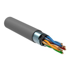 ITK Витая пара F/UTP 5E 4х2х24AWG LSZH серый (305м) РФ/С