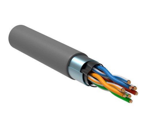 ITK Витая пара F/UTP 5E 4х2х24AWG LSZH серый (305м) РФ/С