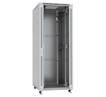  Cabeus SH-05C-42U80/100 Шкаф 19" напольный для распределительного и серверного оборудования 42U 800x1000x2055mm (ШхГхВ) передняя стеклянная и задняя металл, цвет серый (RAL 7035)