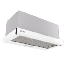 Вытяжка Franke/ Best, Вытяжка TOUCH WH 60, 60см, 750 м3/ч, сенсорное управление, LED освещение, Угольный фильтр Ф-07 (приобретается отдельно), цвет: нержавеющая сталь, лицевая планка: белое стекло