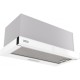 Вытяжка Franke/ Best, Вытяжка TOUCH WH 60, 60см, 750 м3/ч, сенсорное управление, LED освещение, Угольный фильтр Ф-07 (приобретается отдельно), цвет: нержавеющая сталь, лицевая планка: белое стекло