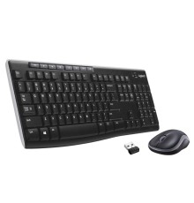 Клавиатура беспроводная Logitech K270 (приемник Unifying, 2 батарейки AAA) (арт. 920-003058, M/N: Y-R0015 / C-U0007) С КИРИЛЛИЦЕЙ
