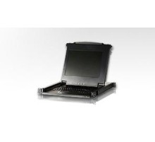 КВМ консоль ATEN 19" Single Rail LCD Console (PS/2-USB, VGA)