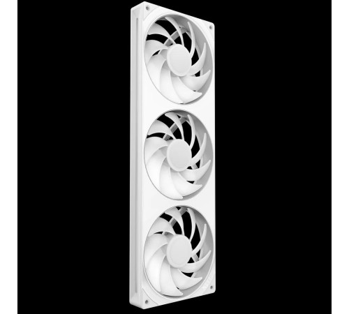 Кулер для корпуса ПК/ Case Cooler NZXT F360 RGB Core (120x120x25mm, 4-pin PWM, RGB, 75.12CFM, 30dBA, 2400RPM, White, Single-Frame RGB Fan Unit)