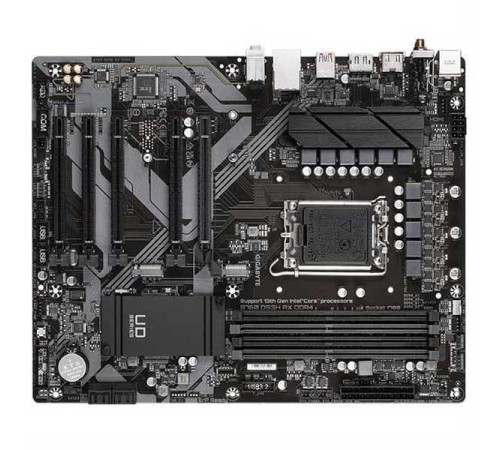 Материнская плата/ MB GIGABYTE INTEL B760 s1700, 4xDDR5(192GB), HDMI 2.0/DP, 1xPCIe 4.0x16, 4xPCIe 3.0x16, 1xLAN, 4xSATA 6Gb/s, 2xM.2, 1xUSB-C, 1xUSB 3.2, 4xUSB 2.0, 1xPS/2, ATX Материнская плата/ MB GIGABYTE INTEL B760 s1700, 4xDDR5(192GB), HDMI 2.0/DP, 1xPCIe 4.0x16, 4xPCIe 3.0x16, 1xLAN, 4xSATA 6Gb/s, 2xM.2, 1xUSB-C, 1xUSB 3.2, 4xUSB 2.0, 1xPS/2, ATX