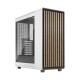Корпус ПК без блока питания/ Case Fractal Design North TG Clear Tint, Midi-Tower, 2x140mm, 2xUSB-A 3.2 + 1xUSB 3.2 Type-C ATX, mATX, mITX Wood panel, Chalk White
