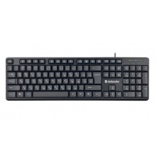Defender Проводная клавиатура Daily HB-162 RU,черный,104 кнопки +FN, 1.8м