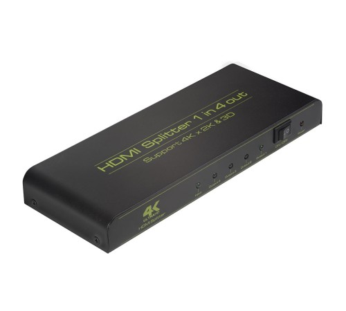 Greenconnect Разветвитель v1.4 HDMI 1на 4 выхода, 4K2K 30Hz /1080p 120Hz + индикация серия Greenline GL-v104C Greenconnect Разветвитель v1.4 HDMI 1на 4 выхода, 4K2K 30Hz /1080p 120Hz + индикация серия Greenline GL-v104C
