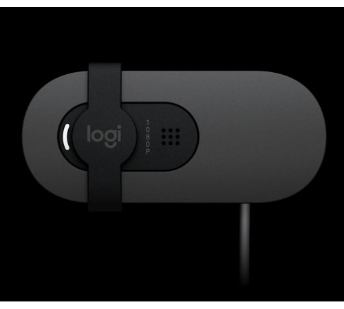 Веб-камера/ Logitech Brio 105 Full HD 1080p Webcam - GRAPHITE - USB
