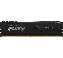 Оперативная память Kingston 16GB 3200MT/s DDR4 CL16 DIMM (Kit of 2) FURY Beast Black